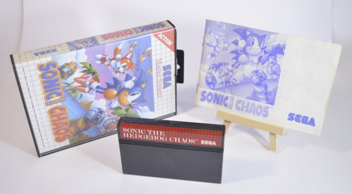 Sonic Chaos (1993) Master System box
