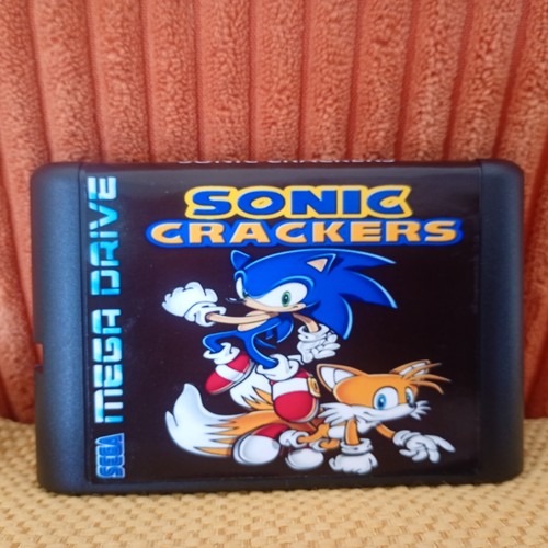 Sonic Crackers (1994) Mega Drive box