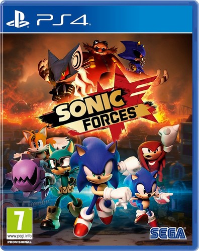 Sonic Forces (2017) Xbox One box