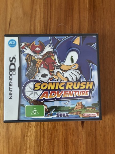 Sonic Rush Adventure (2007) Nintendo DS box