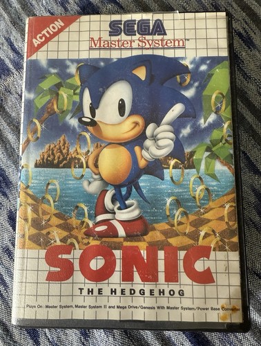 Sonic the Hedgehog (1991) Master System box