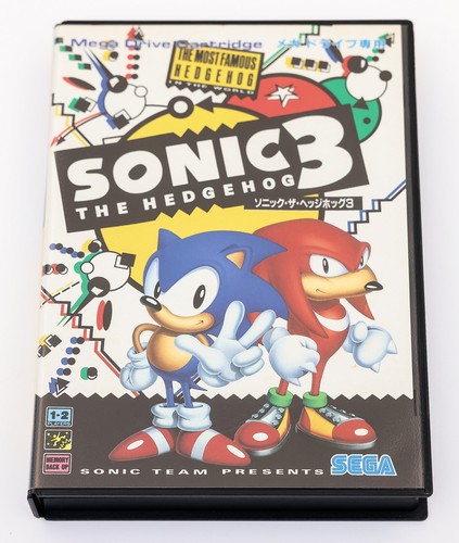 Sonic the Hedgehog 3 (1994) Mega Drive box
