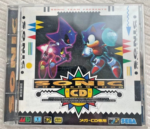 Sonic the Hedgehog CD (1993) Mega Drive box