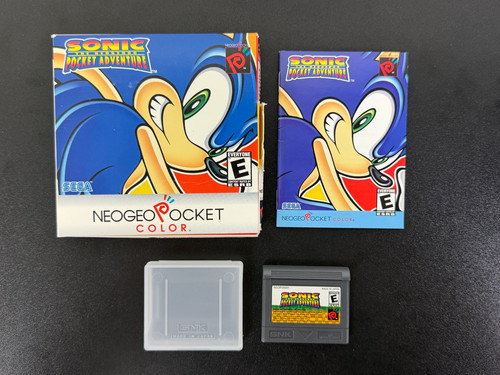 Sonic the Hedgehog Pocket Adventure (1999) Neo Geo Pocket Color box