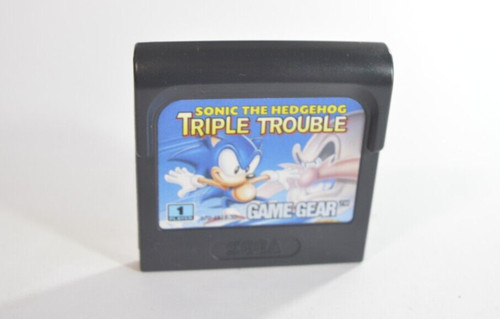 Sonic the Hedgehog: Triple Trouble (1994) Game Gear box