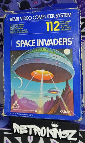 Space Invaders (1978) Atari 2600 box