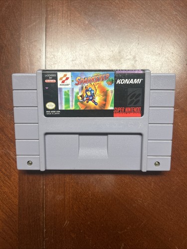 Sparkster (1994) SNES box
