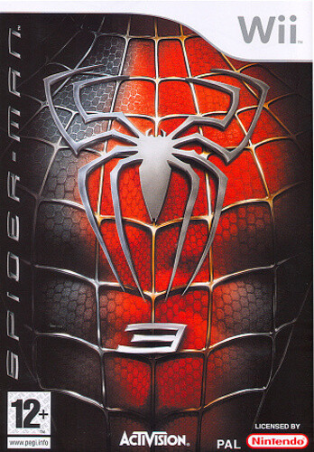 Spider-Man 3 (2007) Wii box