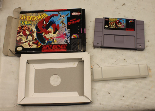 Spider-Man and the X-Men in Arcade's Revenge (1993) Game Gear box
