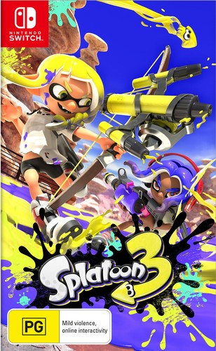 Splatoon 3 (2022) Nintendo Switch box