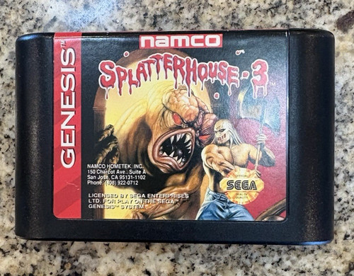 Splatterhouse 3 (1993) Mega Drive box