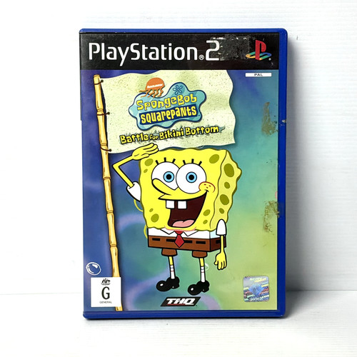 SpongeBob SquarePants: Battle for Bikini Bottom (2003) PlayStation 2 box