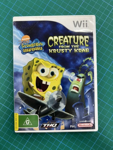 SpongeBob SquarePants: Creature from the Krusty Krab (2006) Wii box