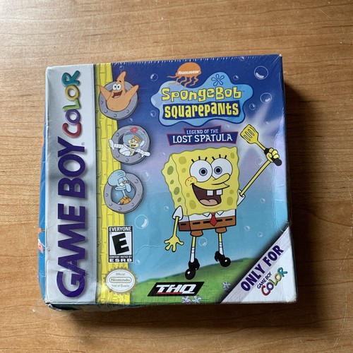 SpongeBob SquarePants: Legend of the Lost Spatula (2001) Game Boy Color box