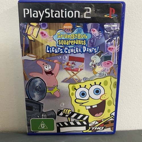 SpongeBob SquarePants: Lights, Camera, Pants! (2005) GameCube box