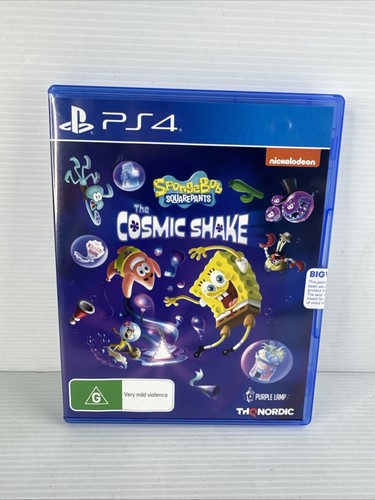 SpongeBob SquarePants: The Cosmic Shake (2023) PlayStation 4 box
