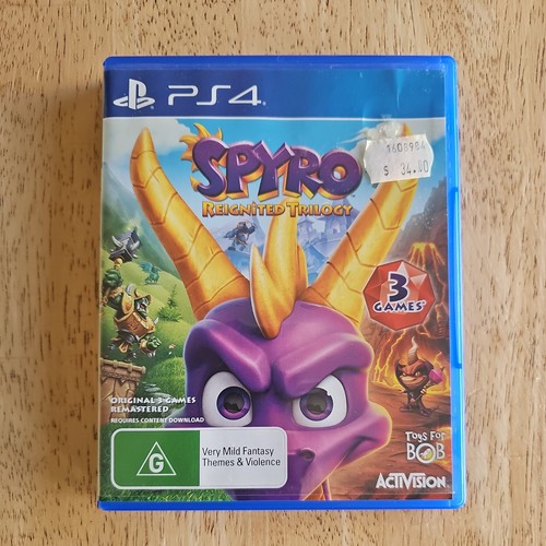 Spyro Reignited Trilogy (2018) PlayStation 4 box