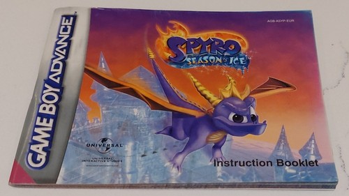 Spyro: Season of Ice (2001) Game Boy Advance box