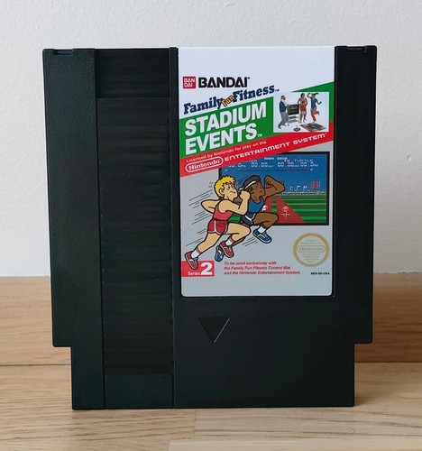 Stadium Events (1986) NES box