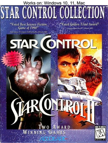 Star Control (1990) DOS box