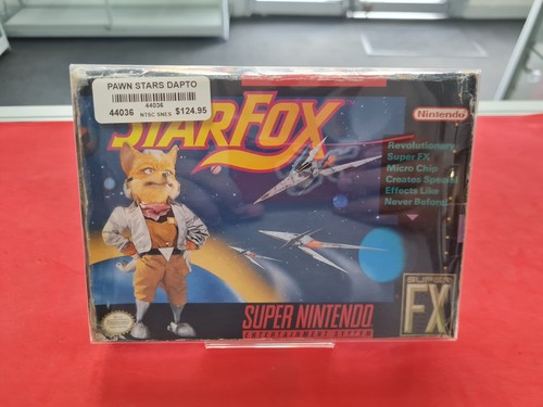Star Fox (1993) SNES box