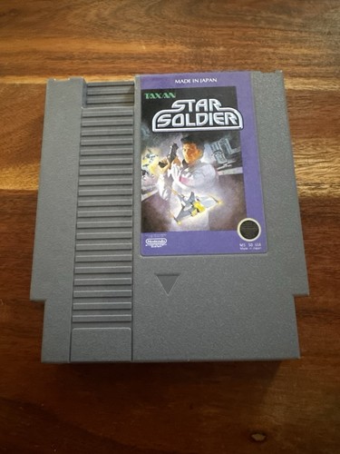 Star Soldier (1986) NES box