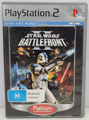 Star Wars: Battlefront II (2005) PlayStation 2 box
