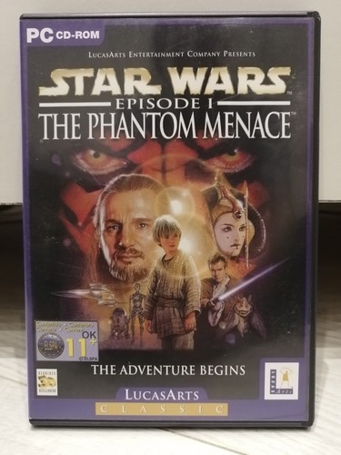 Star Wars: Episode I – The Phantom Menace (1999) PlayStation box