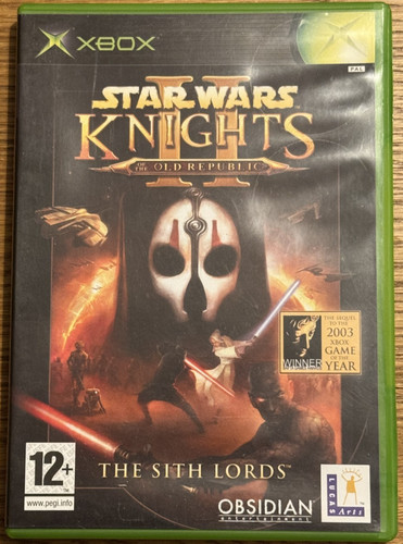 Star Wars Knights of the Old Republic II: The Sith Lords (2004) Xbox box