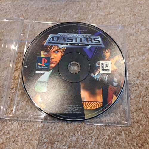 Star Wars: Masters of Teräs Käsi (1997) PlayStation box
