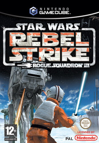 Star Wars Rogue Squadron III: Rebel Strike (2003) GameCube box