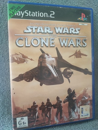Star Wars: The Clone Wars (2002) GameCube box