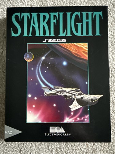 Starflight (1986) Mac box