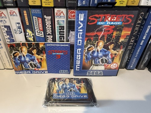 Streets of Rage 3 (1994) Mega Drive box
