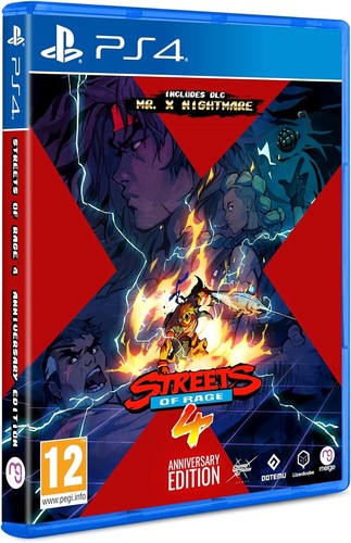 Streets of Rage 4 (2020) PlayStation 4 box