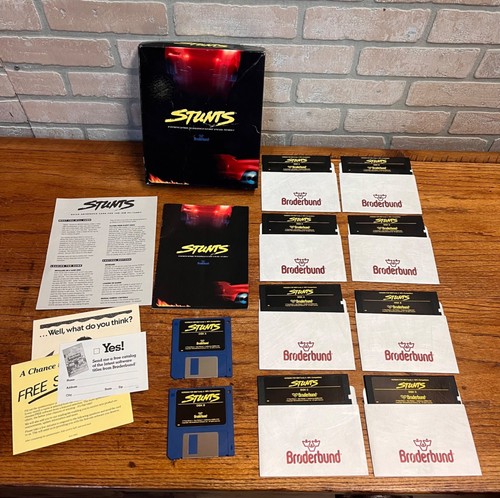 Stunts (1990) FM Towns box