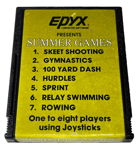 Summer Games (1984) Atari 7800 box