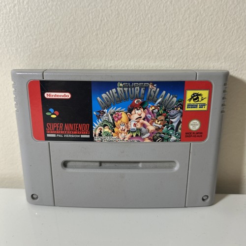 Super Adventure Island (1992) SNES box