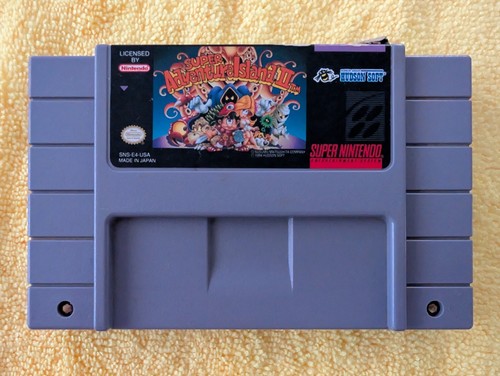 Super Adventure Island II (1994) SNES box