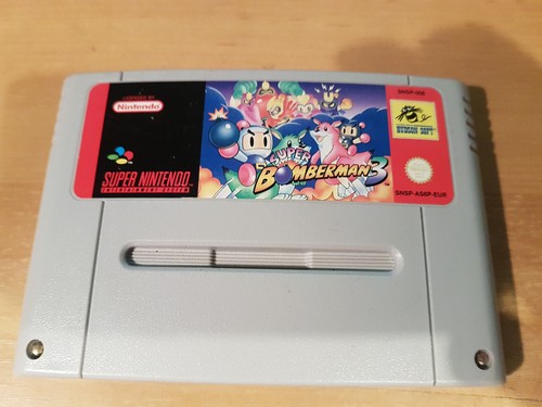Super Bomberman 3 (1995) SNES box