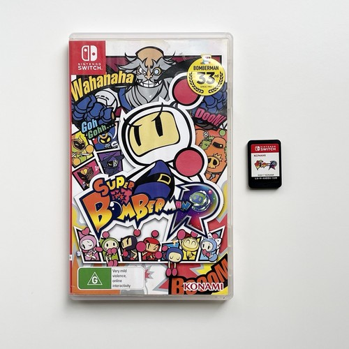 Super Bomberman R (2017) Nintendo Switch box