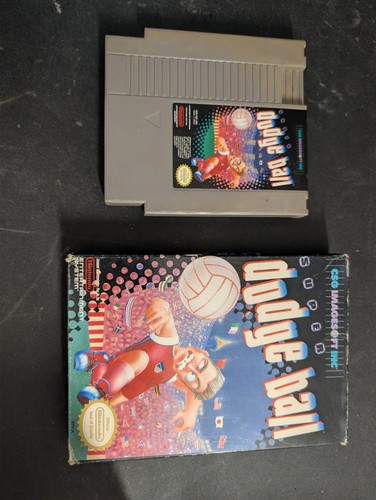 Super Dodge Ball (1988) NES box