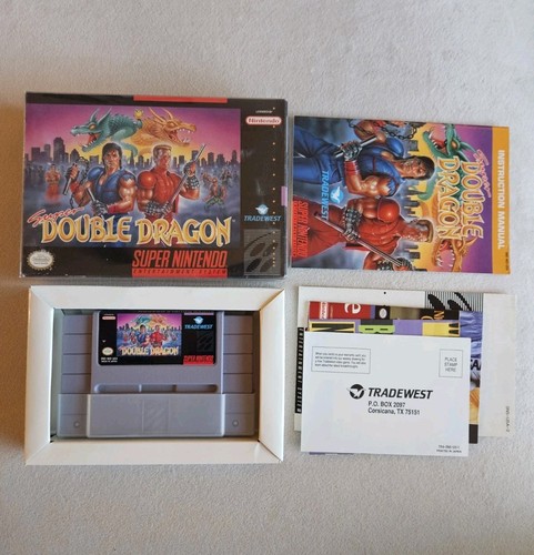 Super Double Dragon (1992) SNES box