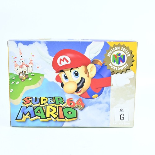 Super Mario 64 (1996) Nintendo 64 box