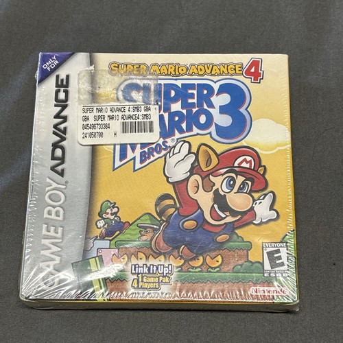 Super Mario Advance 4: Super Mario Bros. 3 (2003) Game Boy Advance box