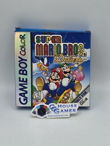 Super Mario Bros. Deluxe (1999) Game Boy Color box