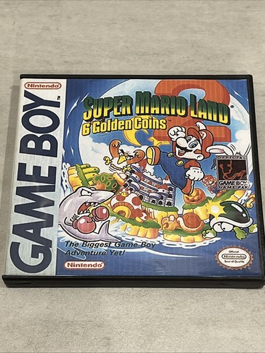Super Mario Land 2: 6 Golden Coins (1992) Game Boy box