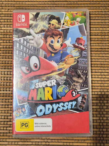 Super Mario Odyssey (2017) Nintendo Switch box