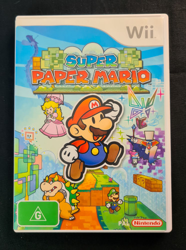 Super Paper Mario (2007) Wii U box