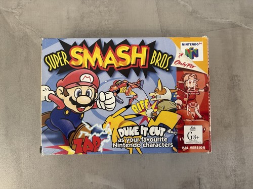 Super Smash Bros. (1999) Nintendo 64 box